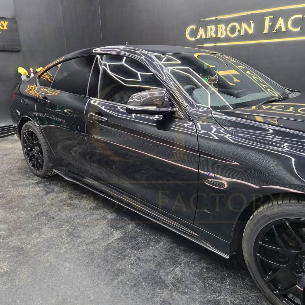 BMW F32 F33 F36 4 Series Carbon Fibre Side Skirts MP Style