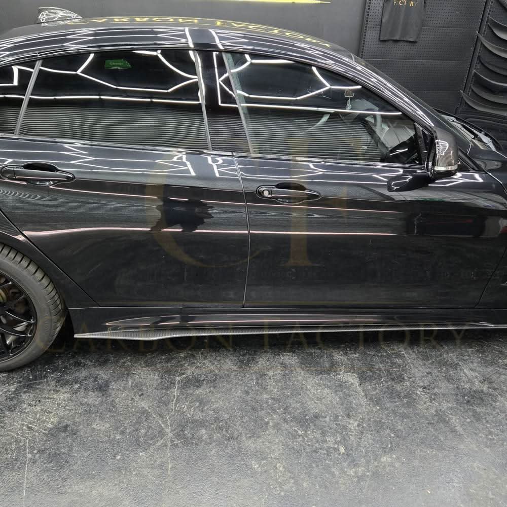 BMW F32 F33 F36 4 Series Carbon Fibre Side Skirts MP Style