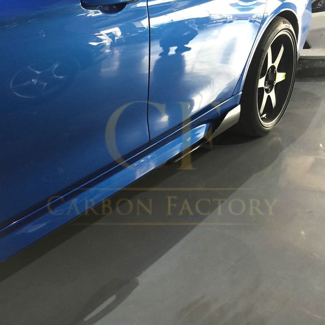 BMW F30 F31 3 Series 13-18 V Style Carbon Fibre Side Skirts