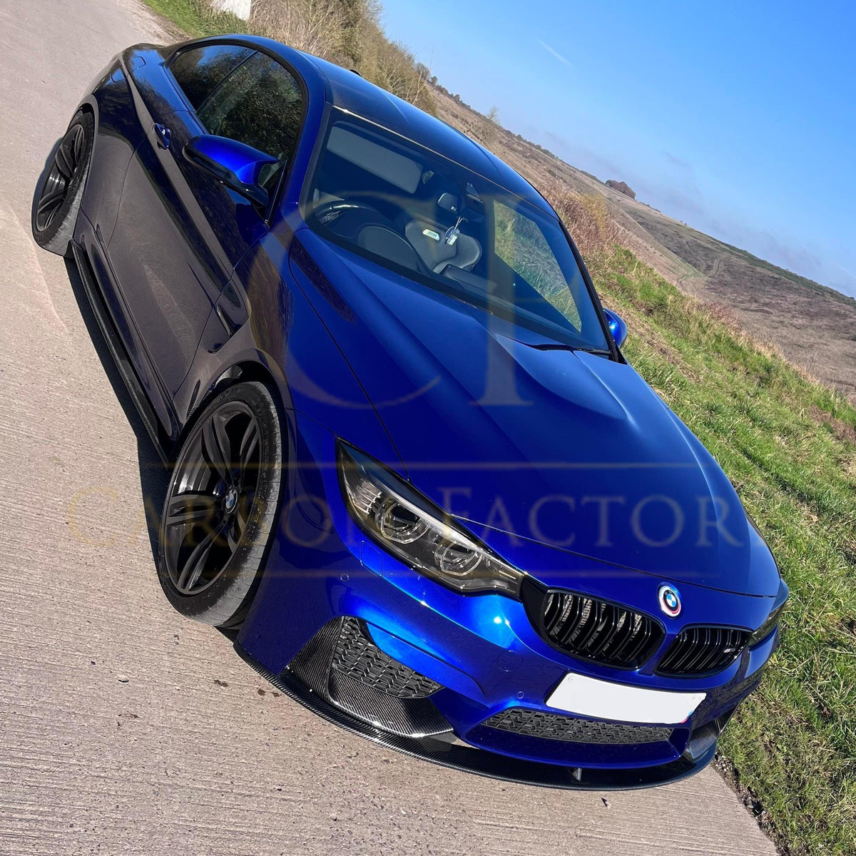 BMW F80 M3 F82 F83 M4 3-Piece MP Style Carbon Fibre Front Splitter