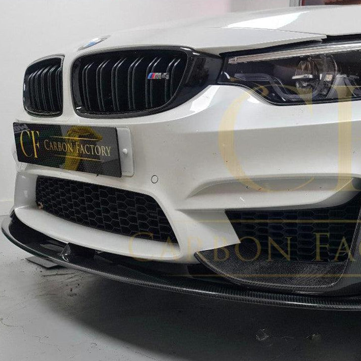 BMW F80 M3 F82 F83 M4 3-Piece MP Style Carbon Fibre Front Splitter