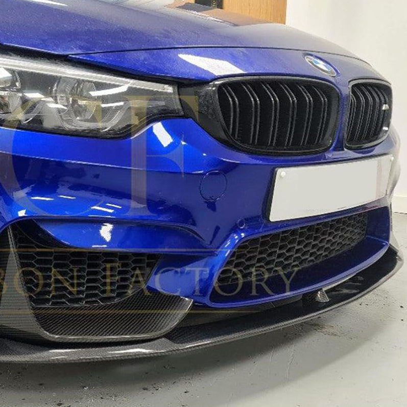BMW F80 M3 F82 F83 M4 3-Piece MP Style Carbon Fibre Front Splitter