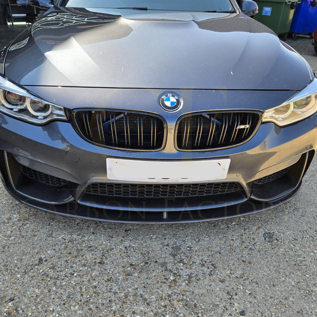 BMW F80 M3 F82 F83 M4 3-Piece MP Style Carbon Fibre Front Splitter