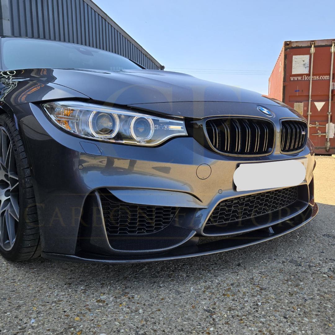 BMW F80 M3 F82 F83 M4 3-Piece MP Style Carbon Fibre Front Splitter