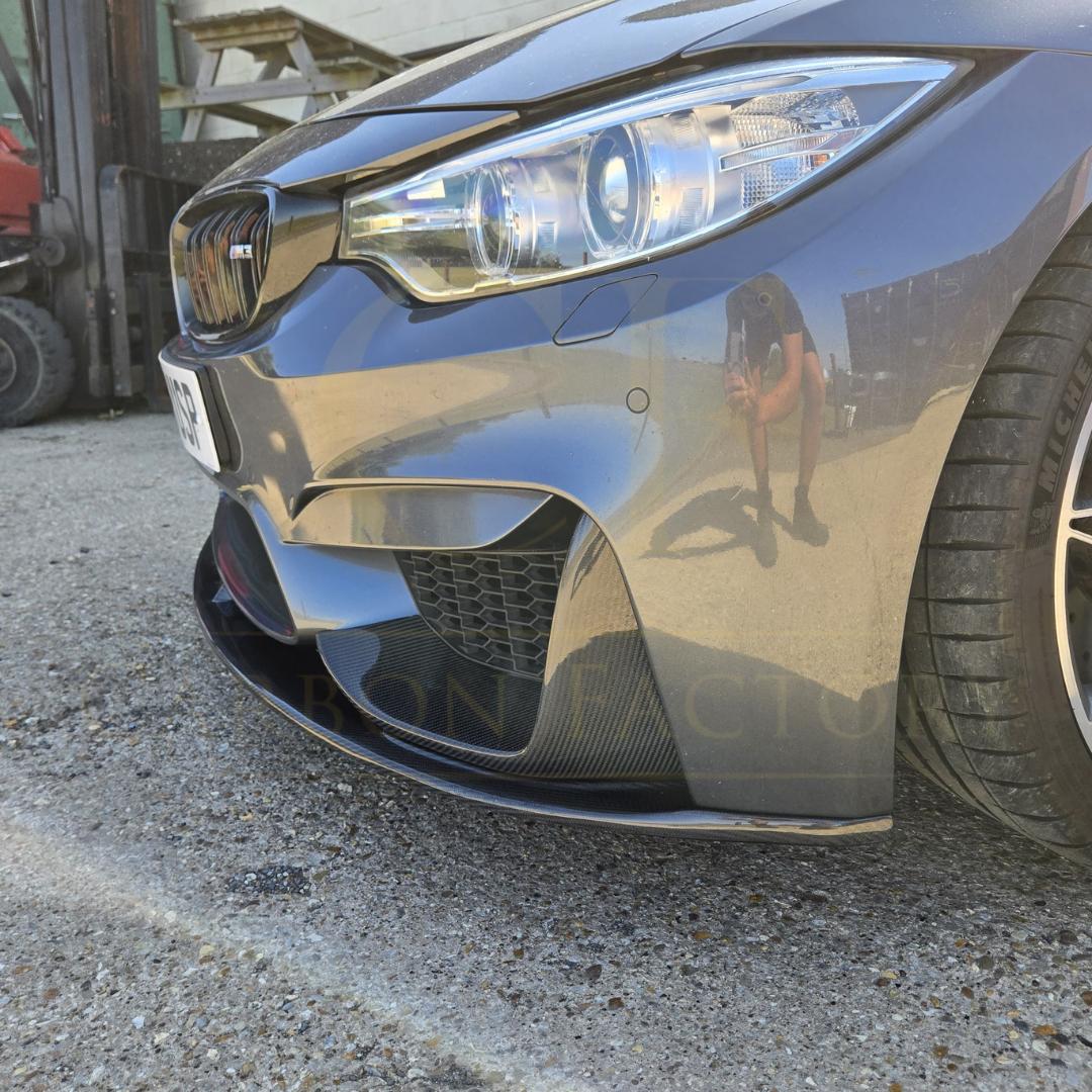BMW F80 M3 F82 F83 M4 3-Piece MP Style Carbon Fibre Front Splitter
