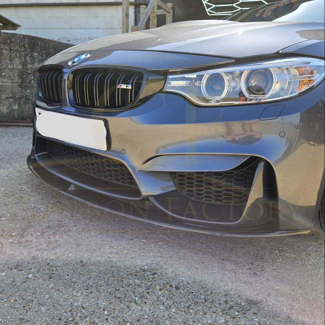 BMW F80 M3 F82 F83 M4 3-Piece MP Style Carbon Fibre Front Splitter