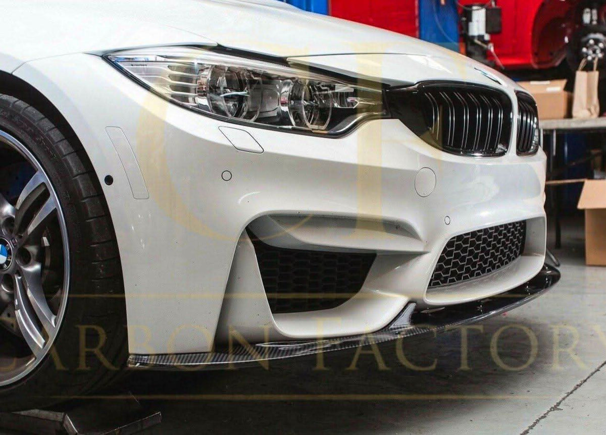 F80 F82 F83 Carbon Fibre Front Splitter CuzRace-CFSP-F80-01