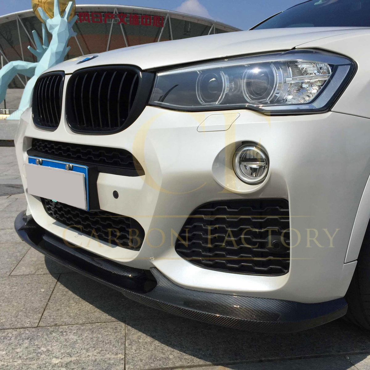 BMW F25 X3 & F26 X4 M Sport 15-18 Carbon Fibre Front Splitter