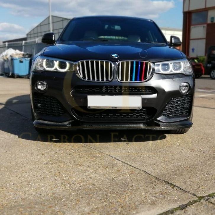 BMW F25 X3 & F26 X4 M Sport 15-18 Carbon Fibre Front Splitter