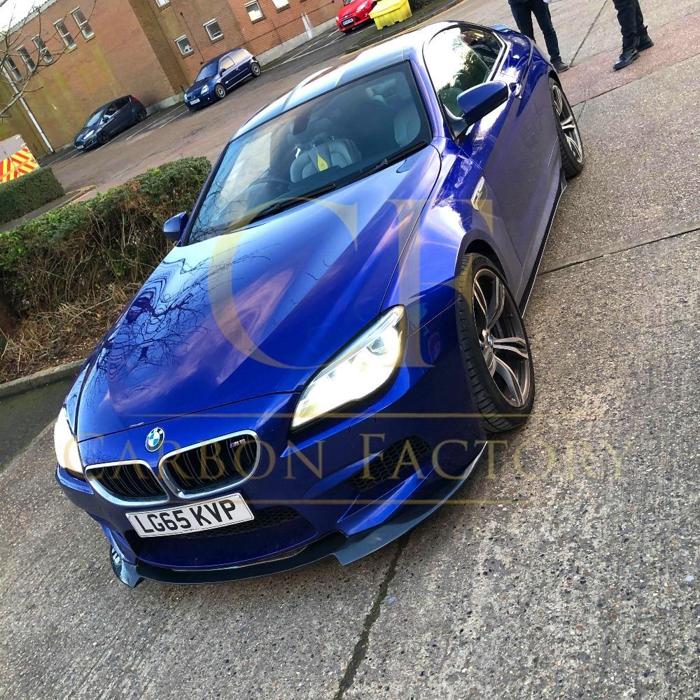 BMW F06 F12 F13 M6 V-style carbon fibre front splitter