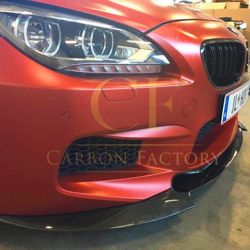 BMW F06 F12 F13 M6 V-style carbon fibre front splitter