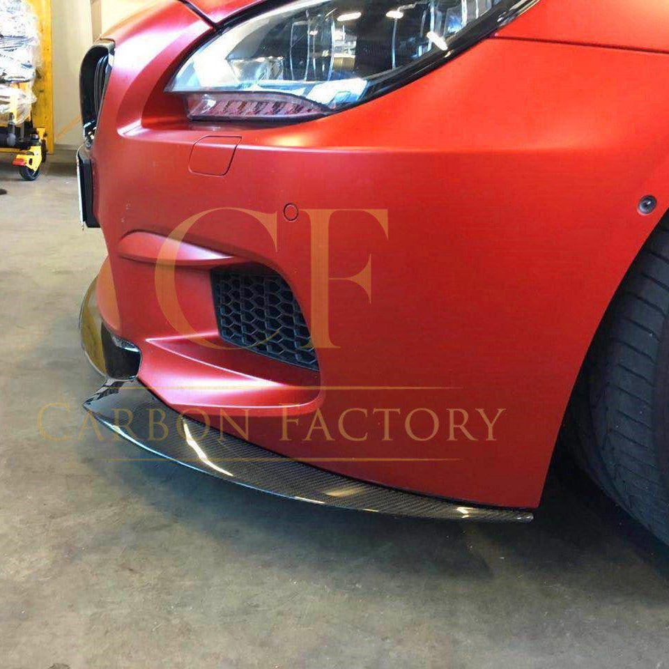 BMW F06 F12 F13 M6 V-style carbon fibre front splitter