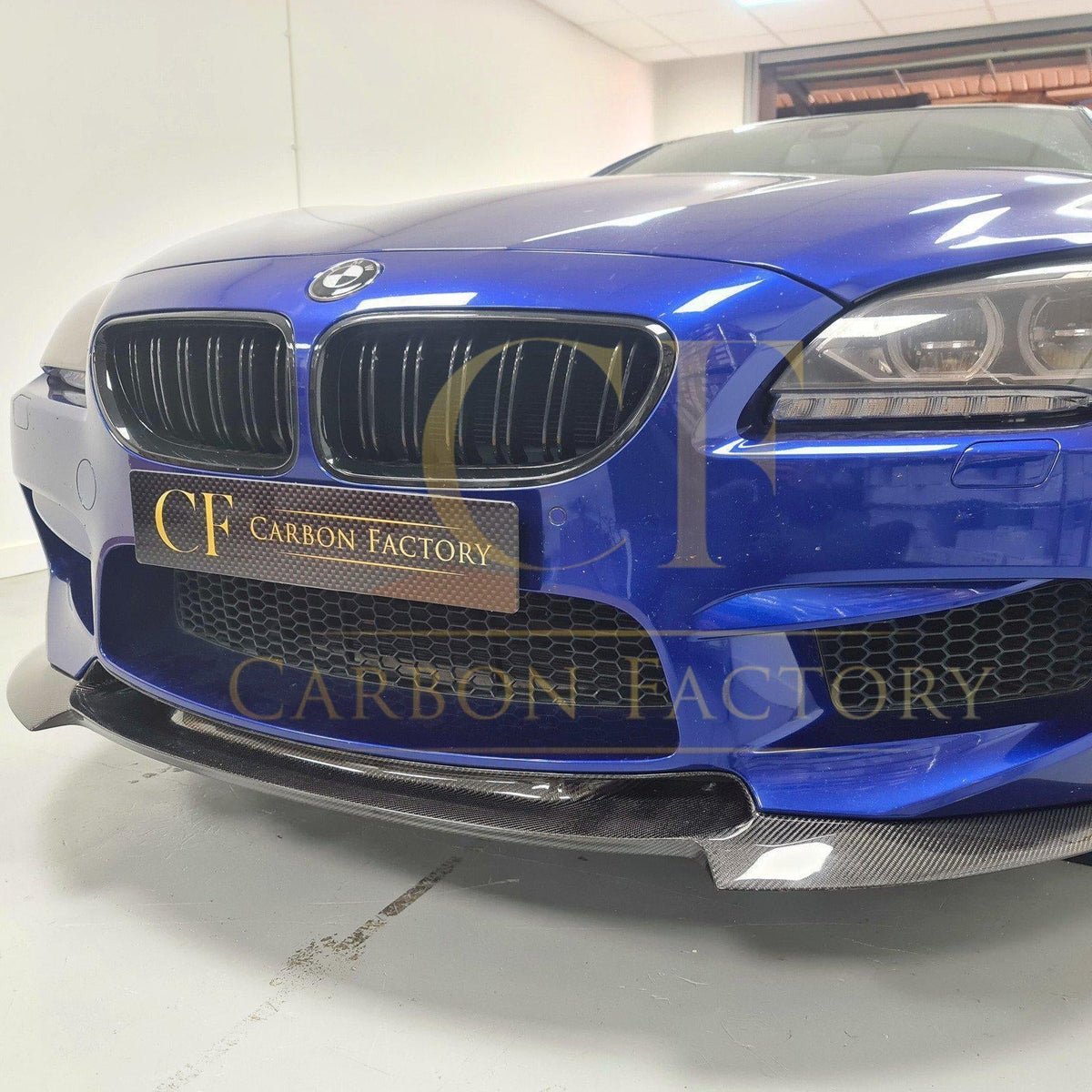 BMW F06 F12 F13 M6 V-style carbon fibre front splitter