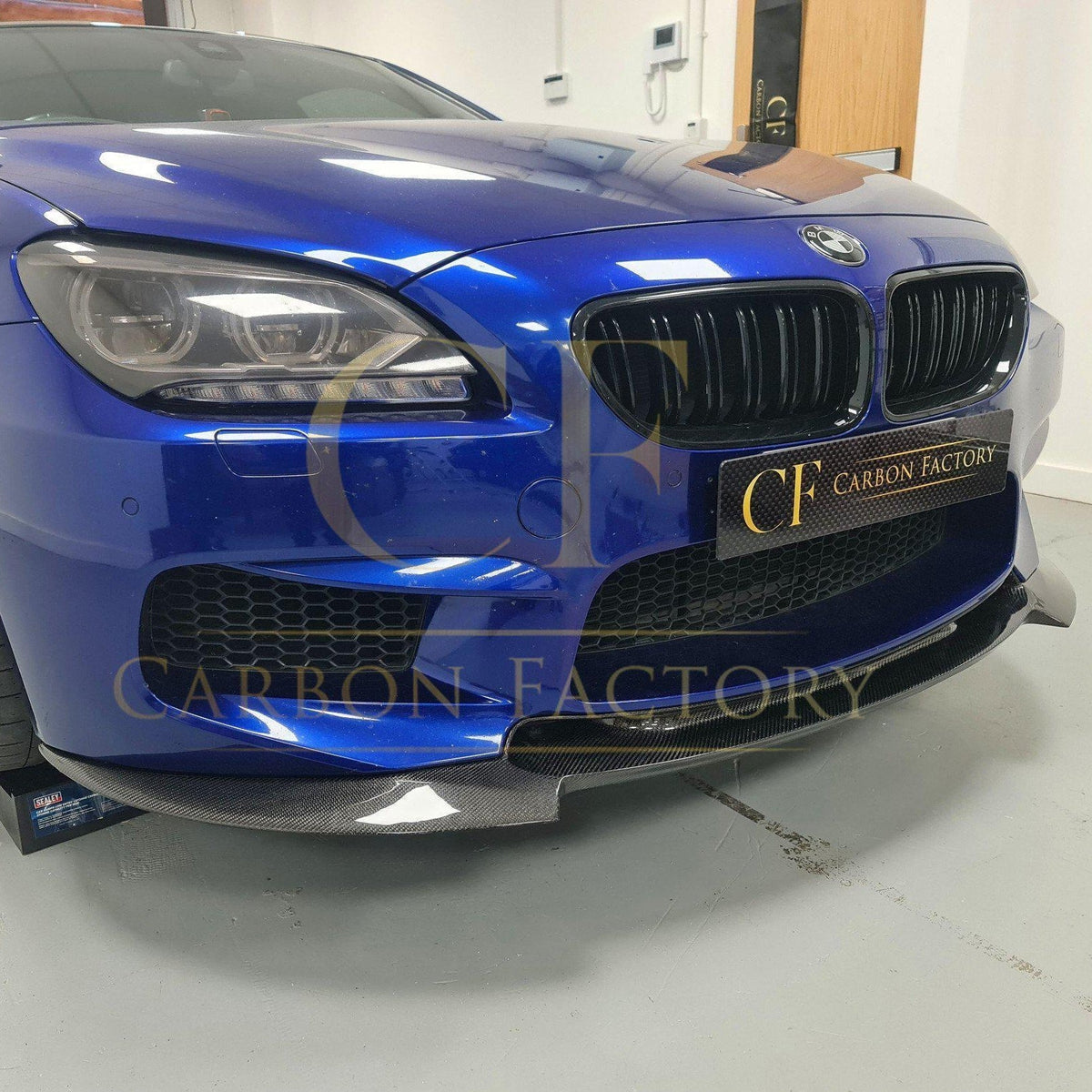 BMW F06 F12 F13 M6 V-style carbon fibre front splitter