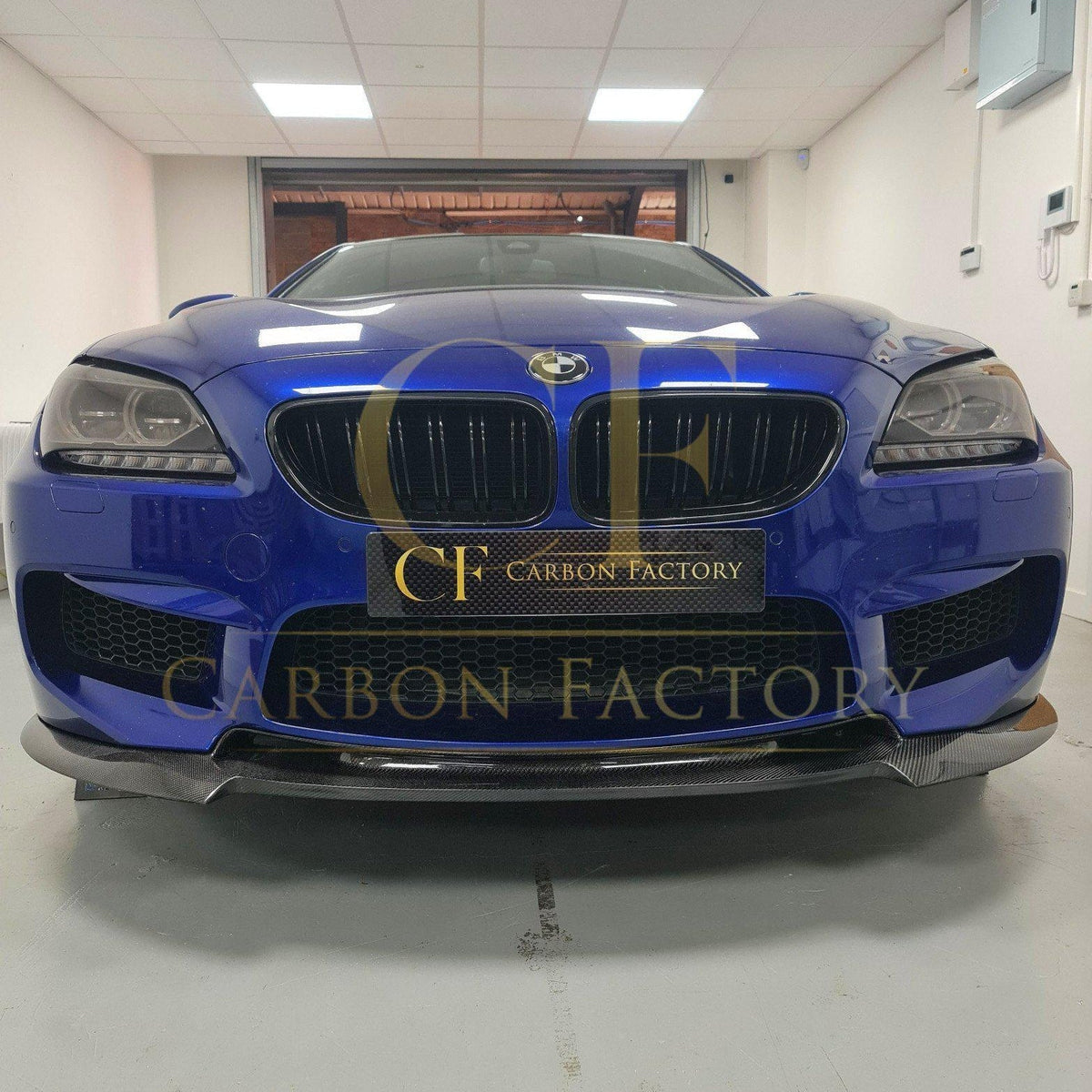 BMW F06 F12 F13 M6 V-style carbon fibre front splitter