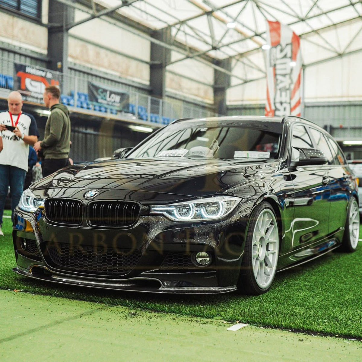 BMW F30 F31 3 Series M Sport 2012-2019 V Style Carbon Fibre Front Splitter