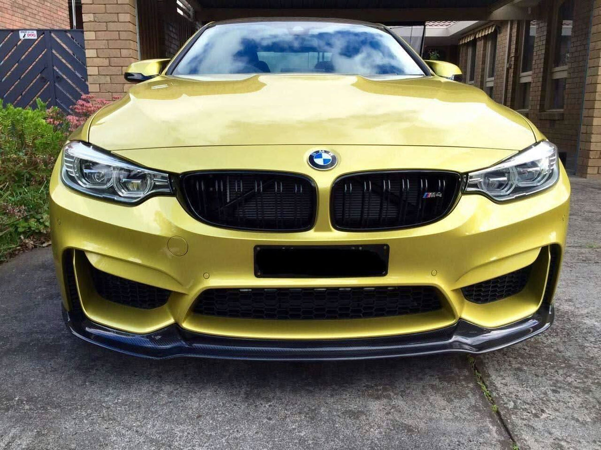 BMW F80 M3 F82 F83 M4 14-20 V Style Carbon Fibre Front Splitter