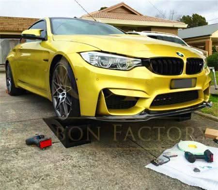 BMW F80 M3 F82 F83 M4 14-20 V Style Carbon Fibre Front Splitter
