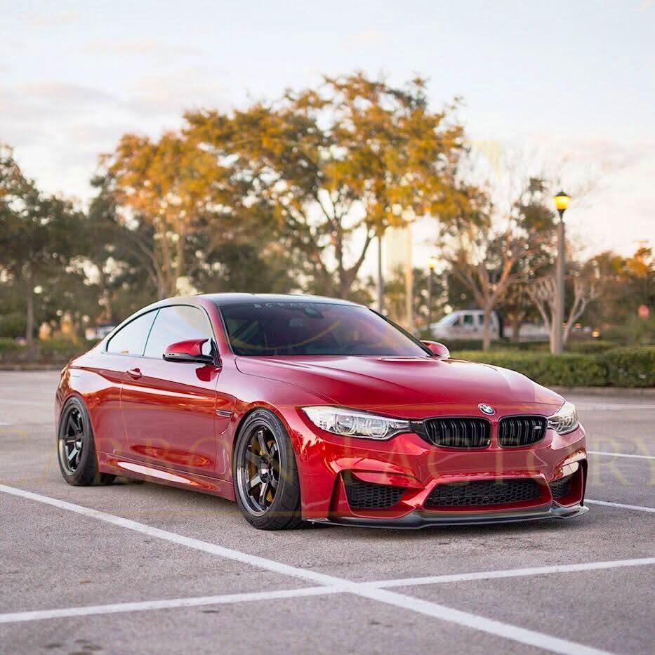 BMW F80 M3 F82 F83 M4 14-20 V Style Carbon Fibre Front Splitter