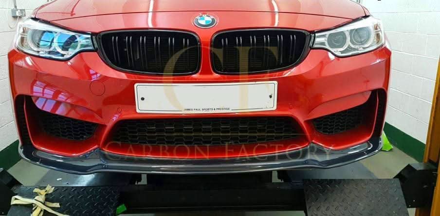 BMW F80 M3 F82 F83 M4 14-20 V Style Carbon Fibre Front Splitter