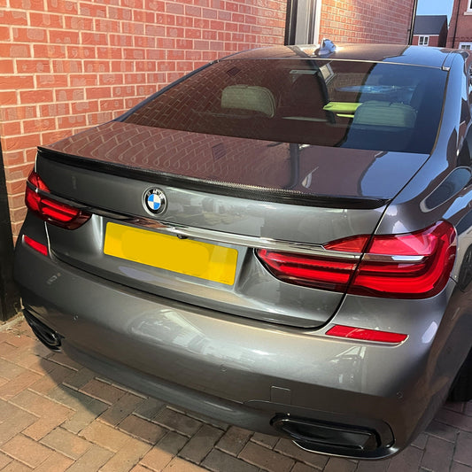 BMW G11 G12 7 Series 15-23 Carbon Fibre Boot Spoiler