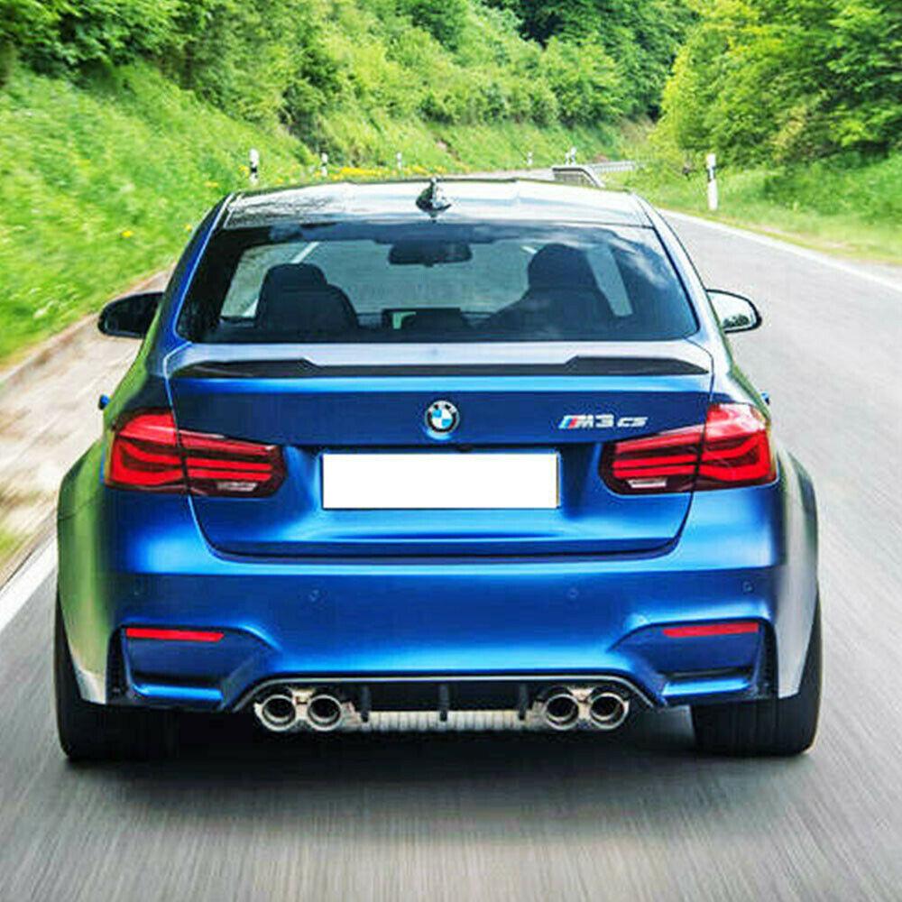 F30 F80 CS Style Pre-Preg Carbon Fibre Boot Spoiler 13-18, Part No. CSR-SP-F30
