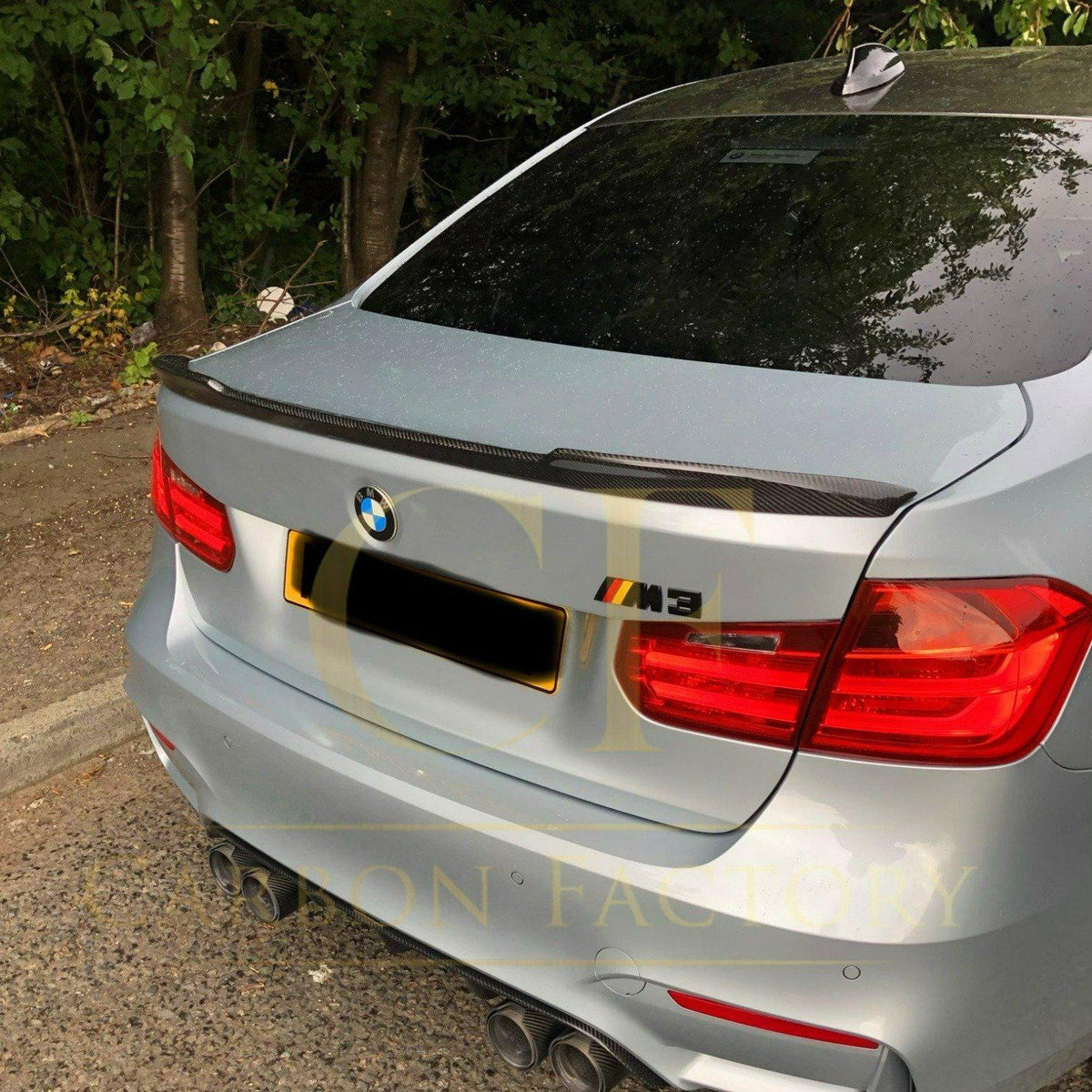 F30 F80 CS Style Pre-Preg Carbon Fibre Boot Spoiler 13-18, Part No. CSR-SP-F30