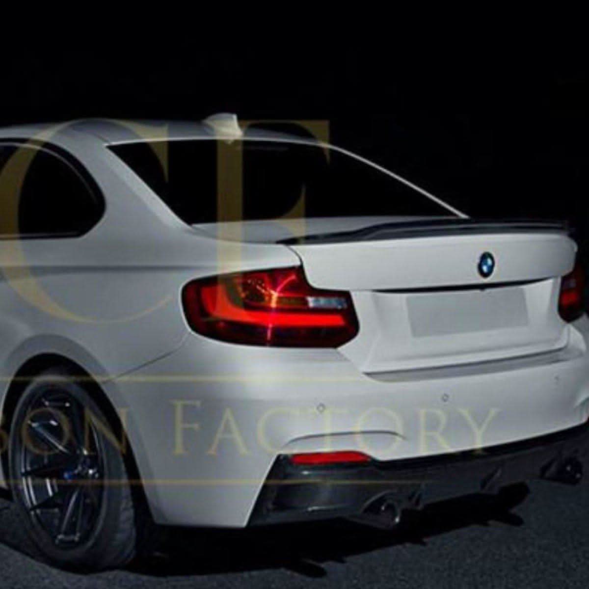 BMW F22 F87 M2 Carbon Fibre Boot Spoiler, 2013-21