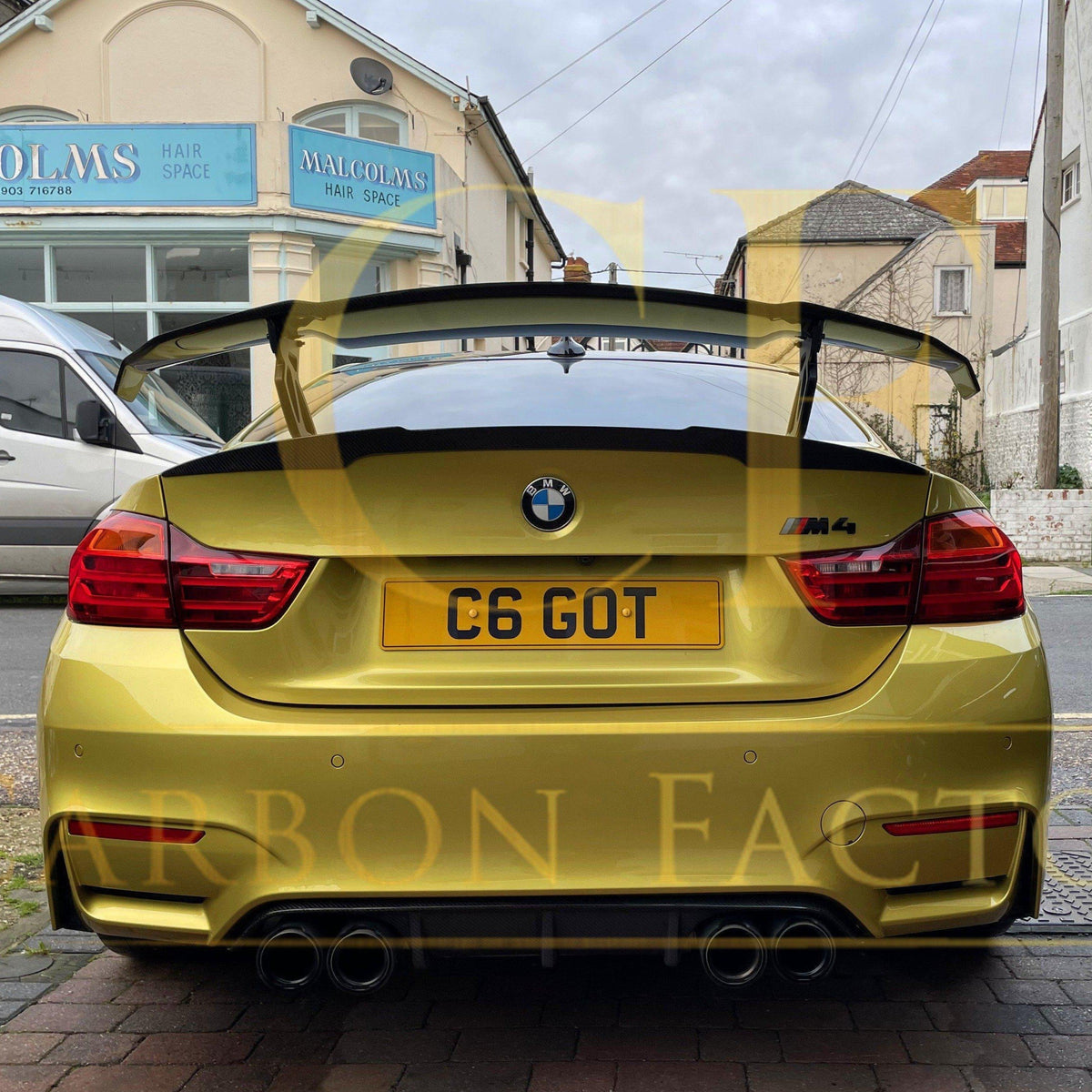 BMW F80 M3 F82 M4 F83 M4 Carbon Fibre GTS V Style Boot Spoiler