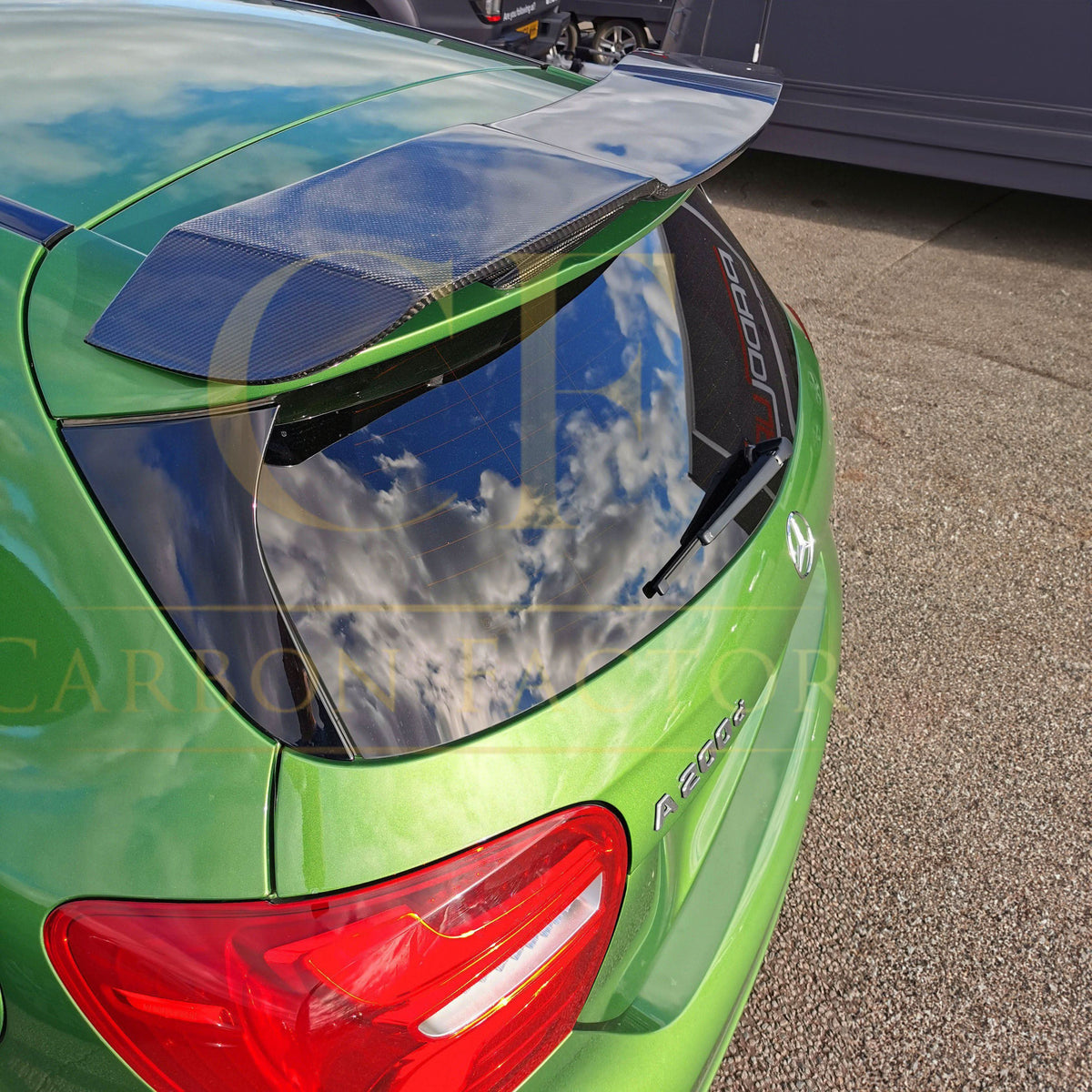 W176 A-Class RZ Style Carbon Fibre Roof Spoiler