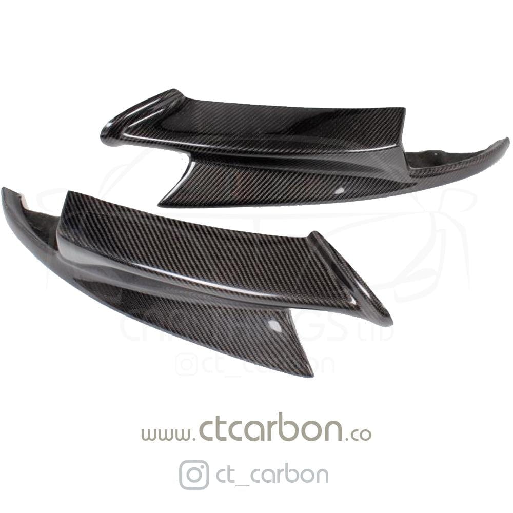 E92 M3 Carbon Front Canard Splitters MP Style - Cuz001