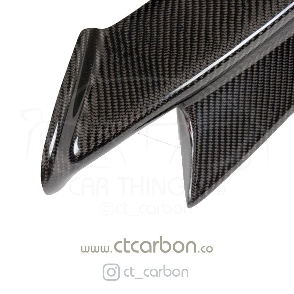 E92 M3 Carbon Front Canard Splitters MP Style - Cuz001