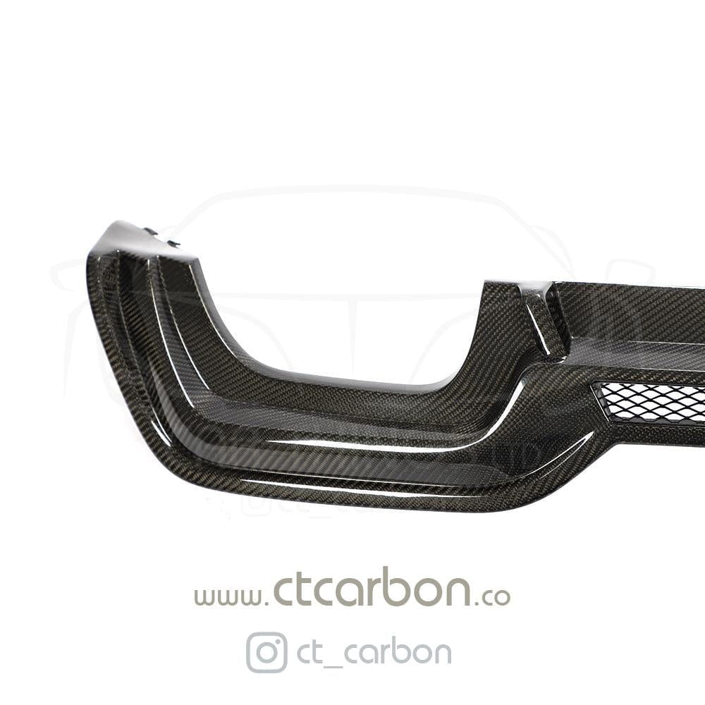 BMW G20 G21 320i 330i M340i Quad Tip Carbon Fibre Diffuser