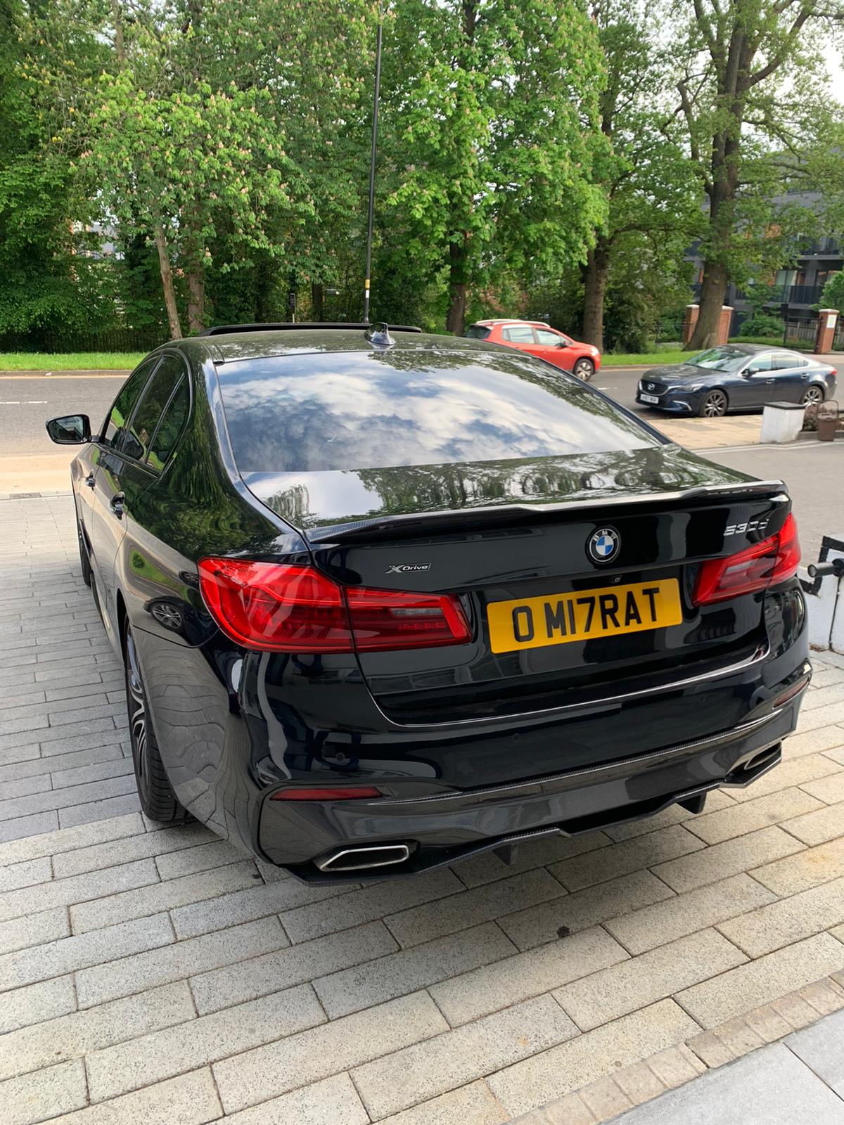 BMW G30 5 Series M Sport Carbon Fibre Diffuser