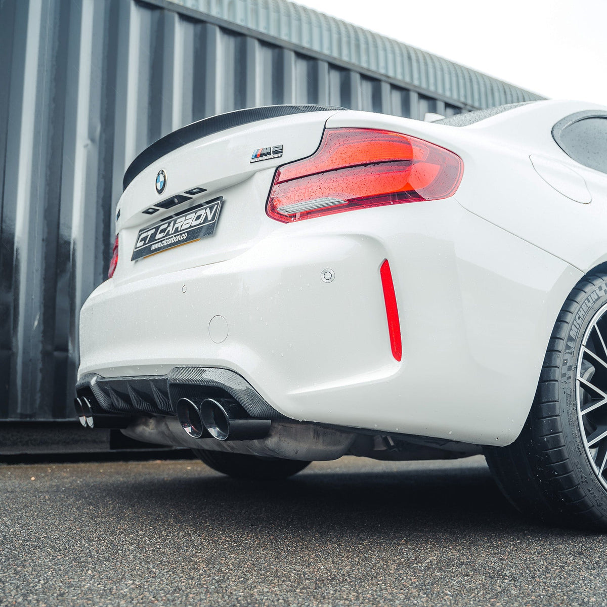 F87 M2 F87 M2C Carbon Fibre Diffuser MP Style CuzRace-DFR-F87