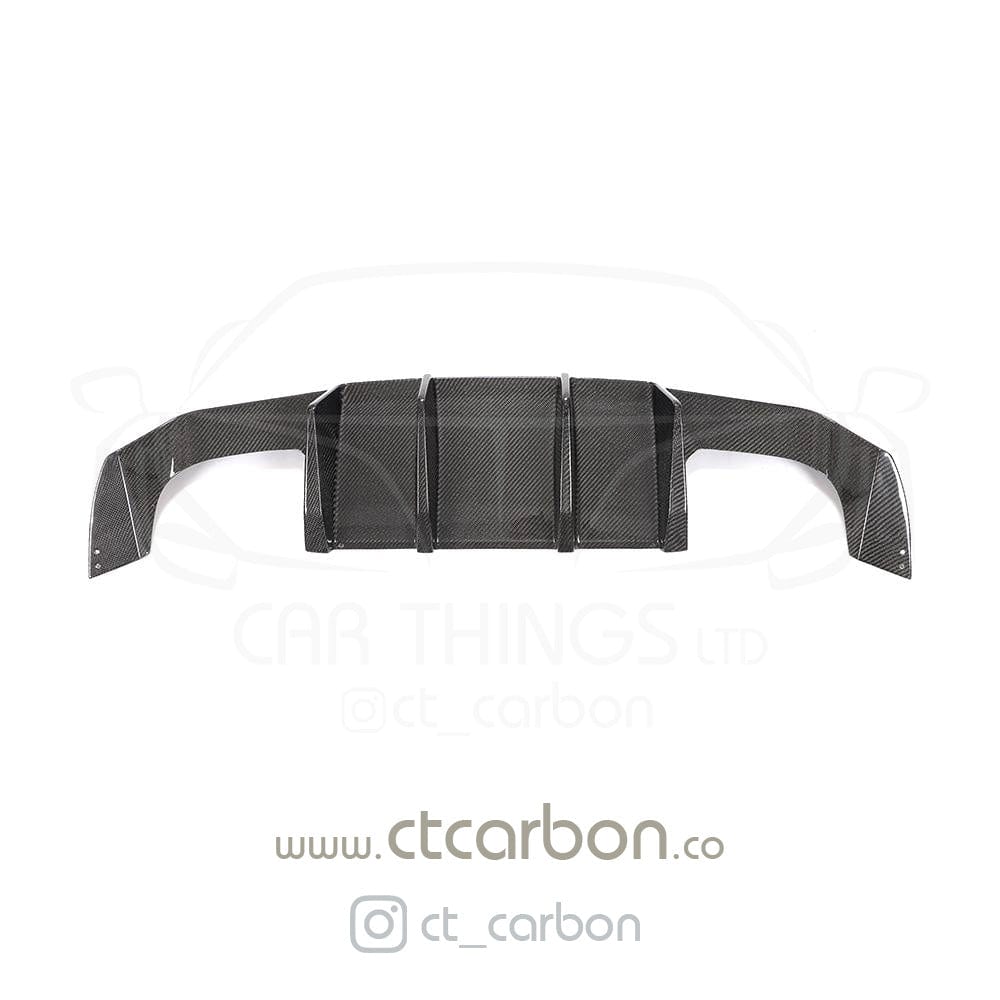 F87 M2 F87 M2 Competition Carbon Fibre V-Style Diffuser CT-CARBON-DIFF-F87