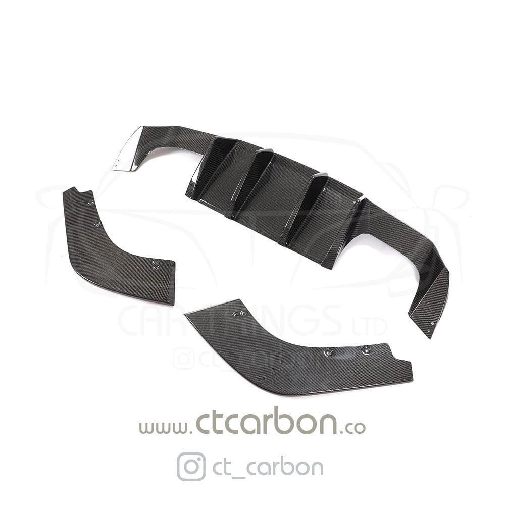 F87 M2 F87 M2 Competition V-Style Carbon Fibre Diffuser CT-CARBON-F87
