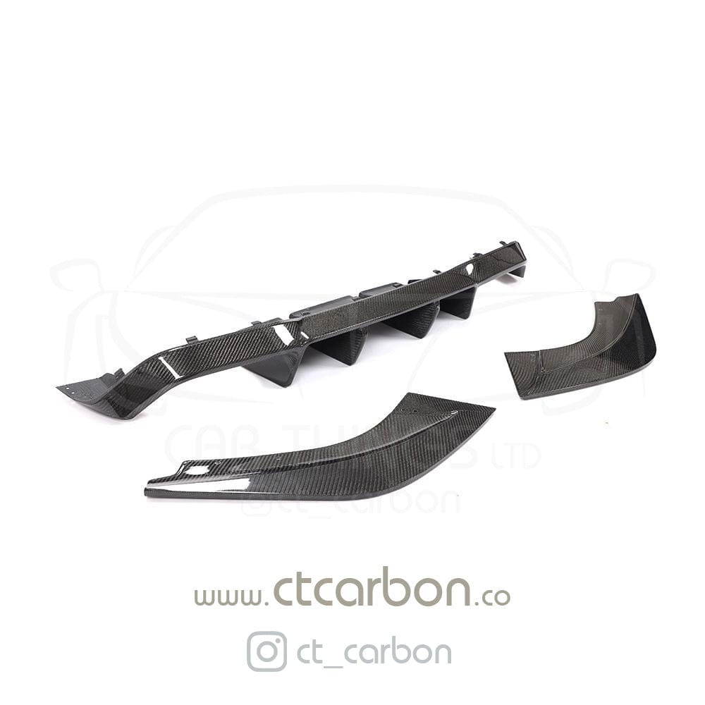 F87 M2 F87 M2 Competition V-Style Carbon Fibre Diffuser CT-CARBON-F87