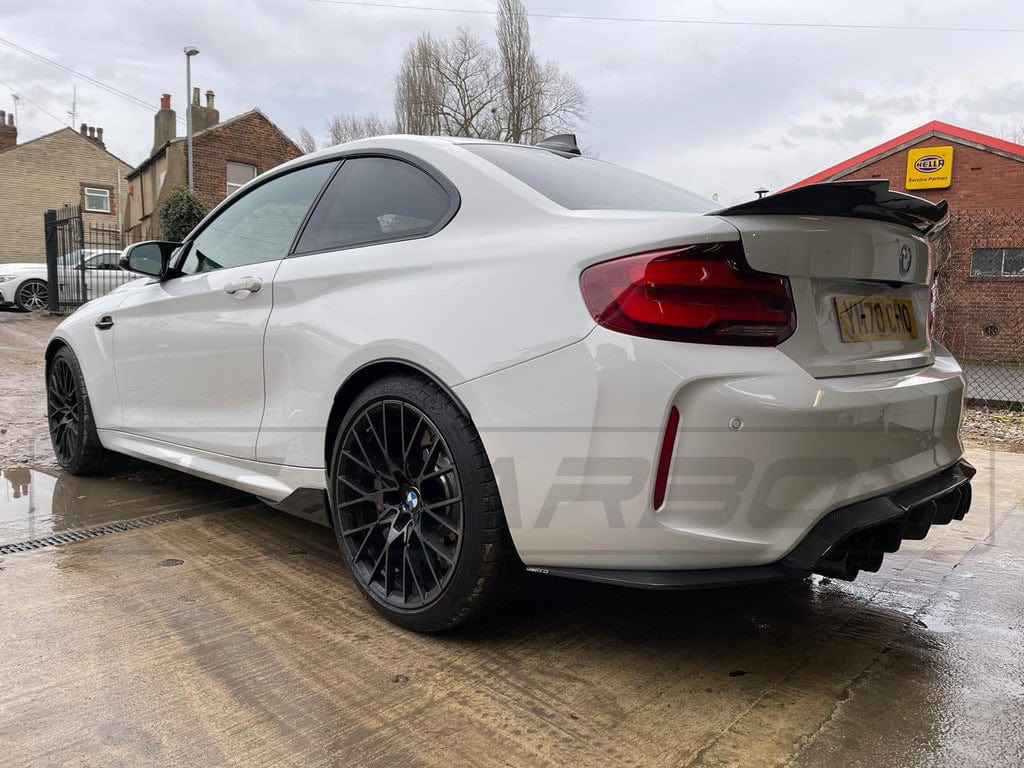 F87 M2 F87 M2 Competition V-Style Carbon Fibre Diffuser CT-CARBON-F87