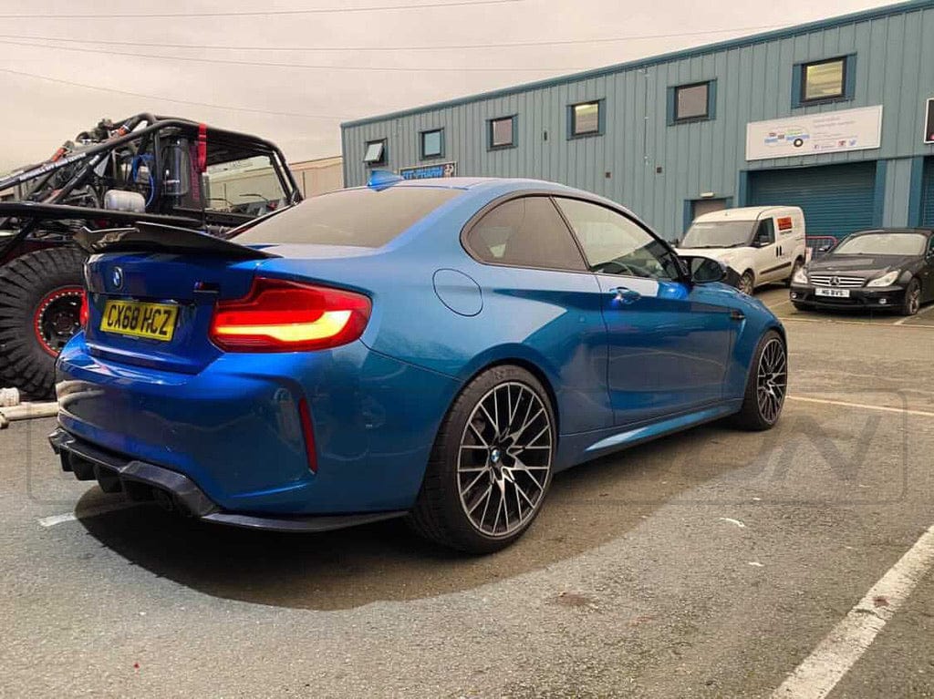 F87 M2 F87 M2 Competition Carbon Fibre V-Style Diffuser CT-CARBON-DIFF-F87