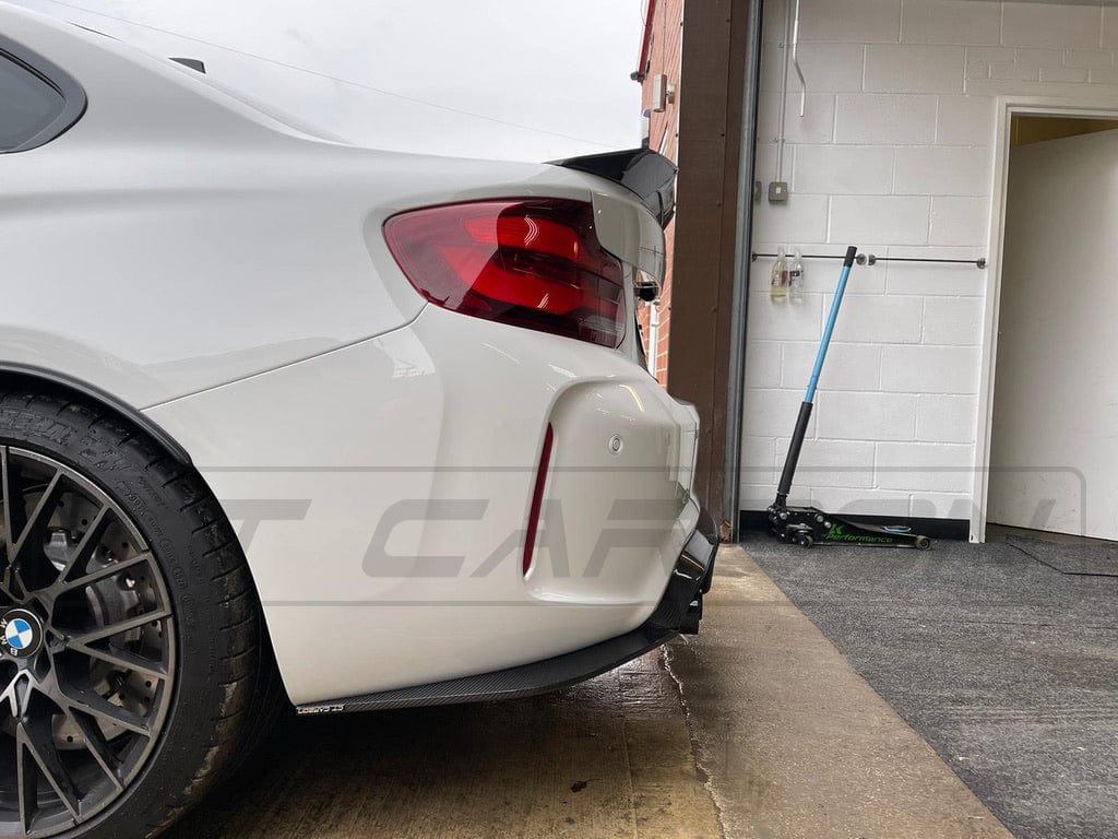 F87 M2 F87 M2 Competition Carbon Fibre V-Style Diffuser CT-CARBON-DIFF-F87