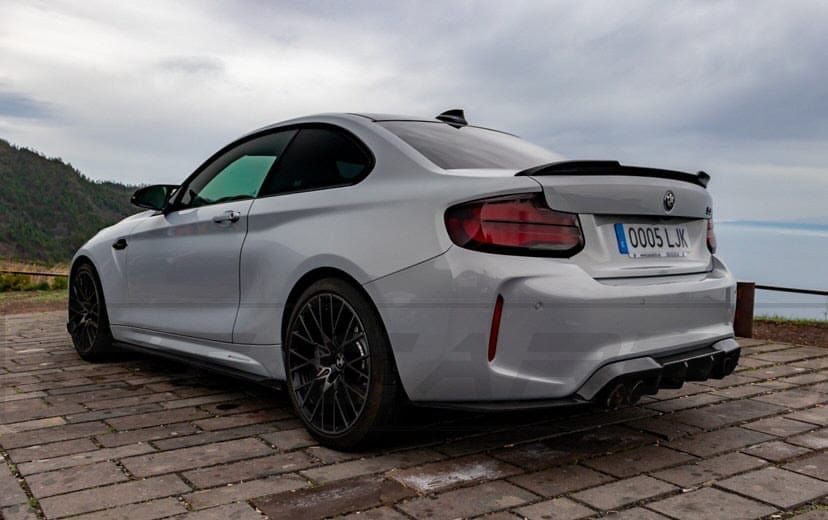 F87 M2 F87 M2 Competition Carbon Fibre V-Style Diffuser CT-CARBON-DIFF-F87