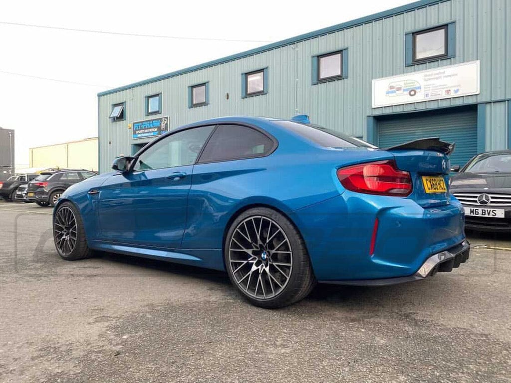 F87 M2 F87 M2 Competition Carbon Fibre V-Style Diffuser CT-CARBON-DIFF-F87