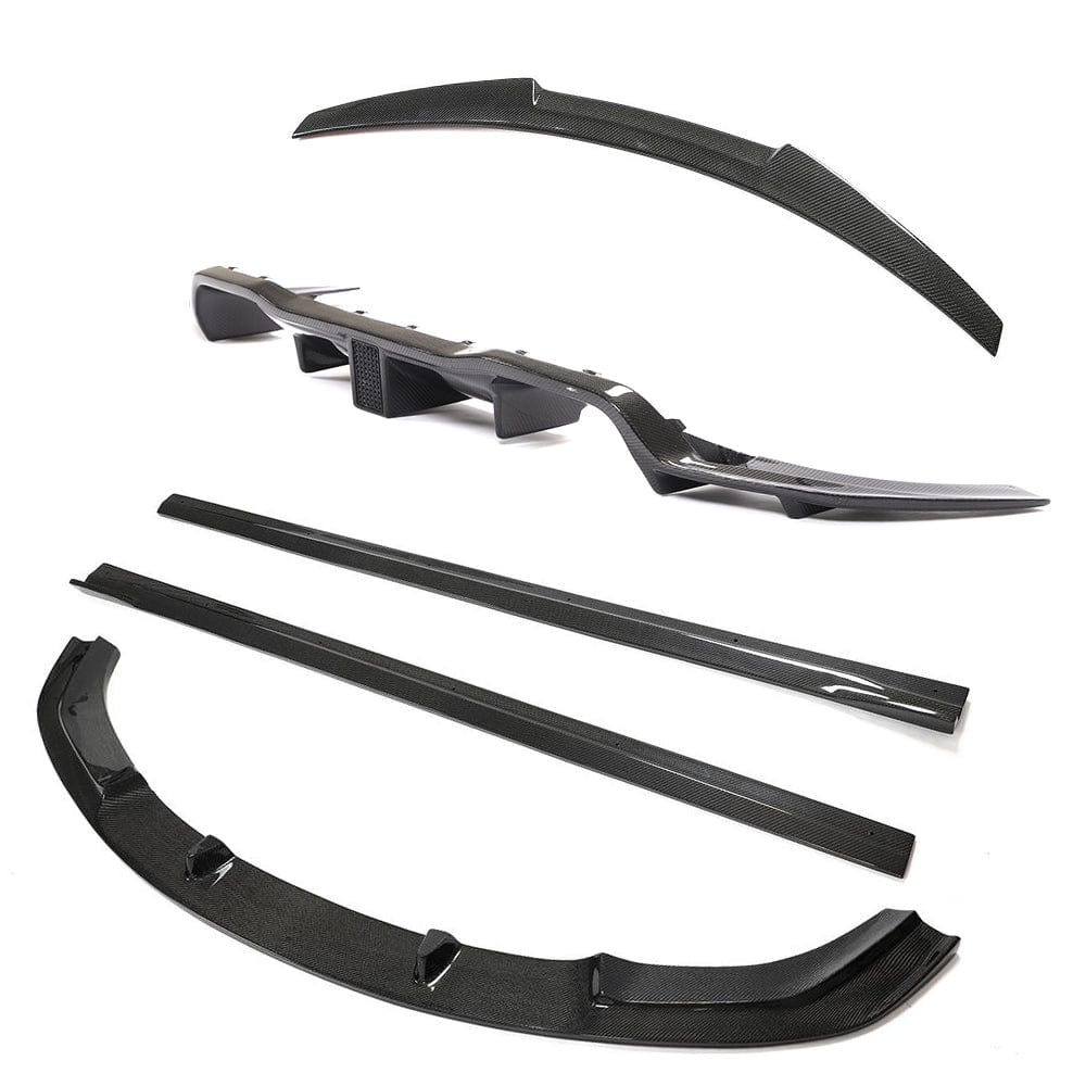 BMW F87 M2 (2016-2018) carbon fibre body kit - splitter, side skirts, diffuser, spoiler