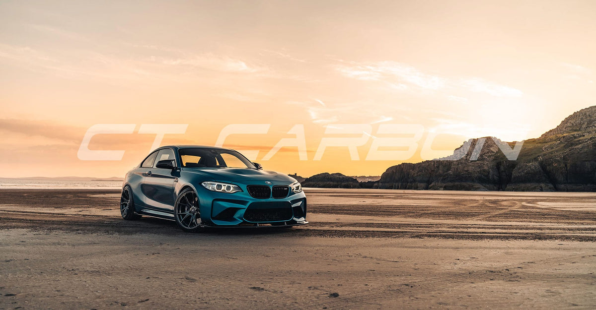 BMW F87 M2 (2016-2018) carbon fibre body kit - splitter, side skirts, diffuser, spoiler