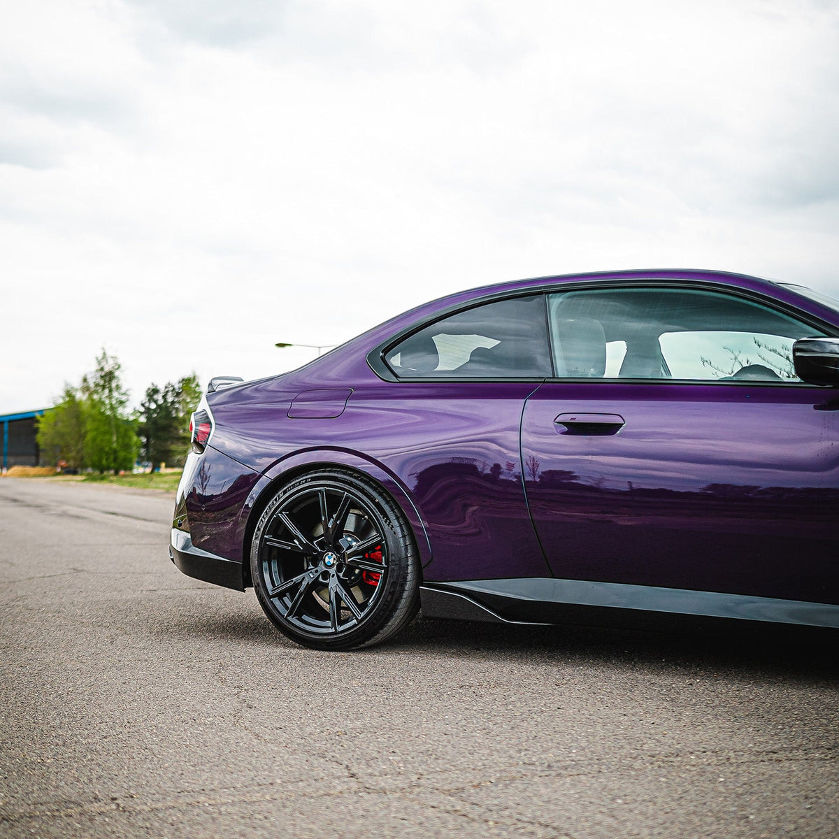 G42 2 Series Carbon Fibre Full Kit V Style MP Splitter Side Skirts Diffuser Spoiler CUZ-G42-VKIT