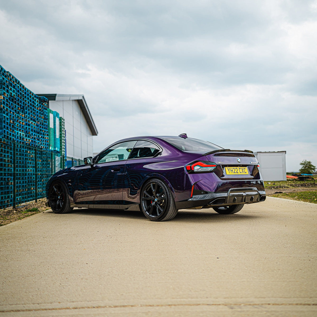 G42 2 Series Carbon Fibre Full Kit V Style MP Splitter Side Skirts Diffuser Spoiler CUZ-G42-VKIT