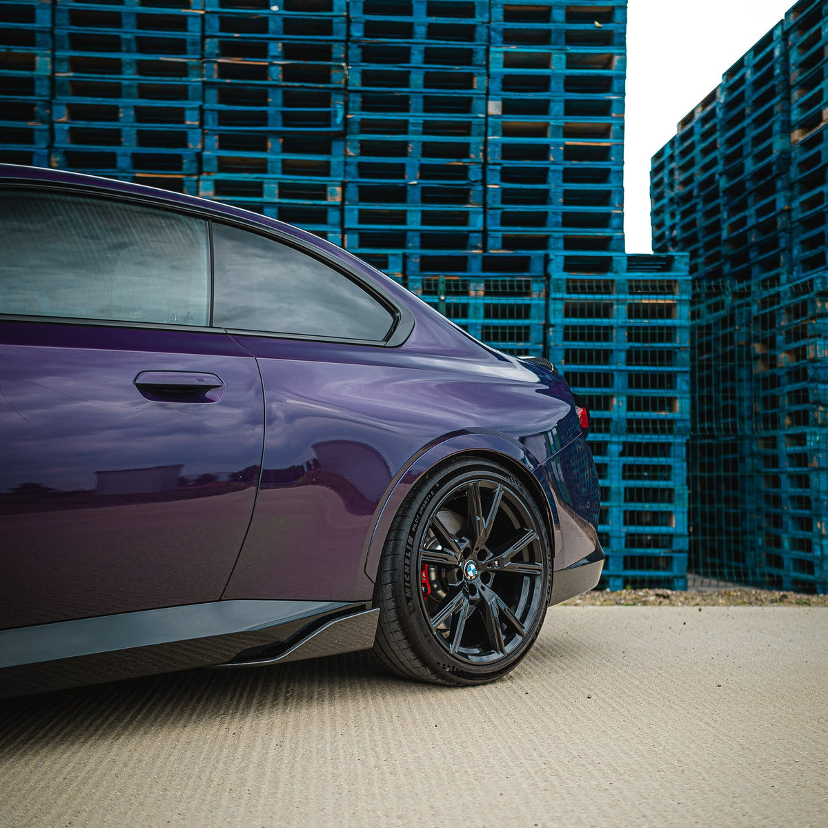 G42 2 Series Carbon Fibre Full Kit V Style MP Splitter Side Skirts Diffuser Spoiler CUZ-G42-VKIT