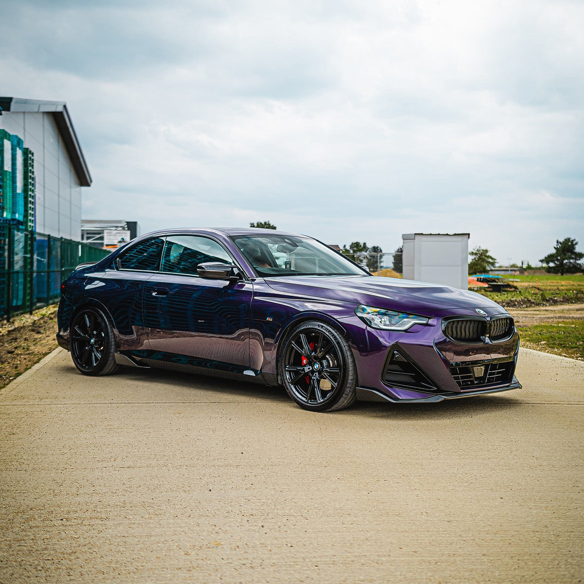 G42 2 Series Carbon Fibre Full Kit V Style MP Splitter Side Skirts Diffuser Spoiler CUZ-G42-VKIT