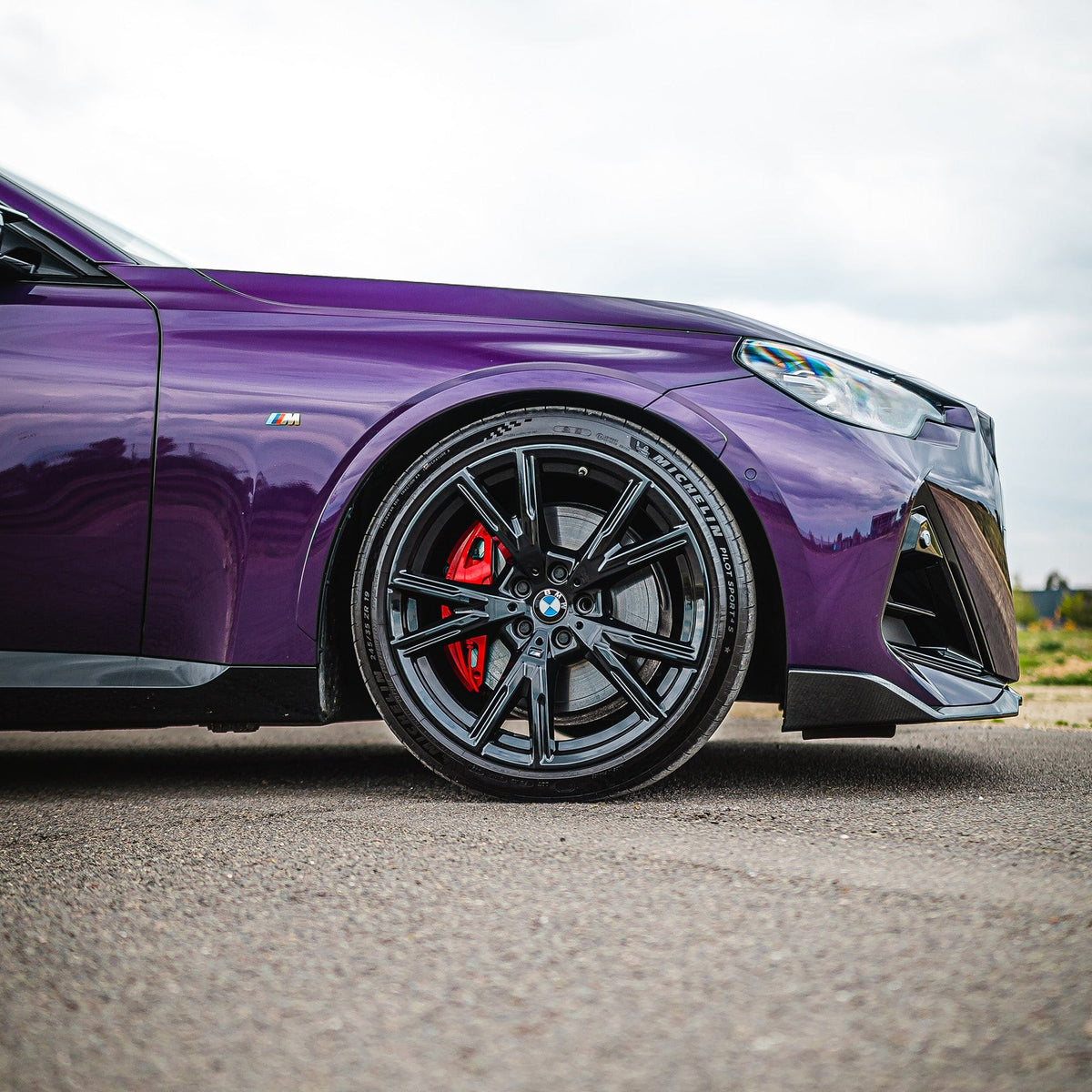 G42 2 Series Carbon Fibre Full Kit V Style MP Splitter Side Skirts Diffuser Spoiler CUZ-G42-VKIT